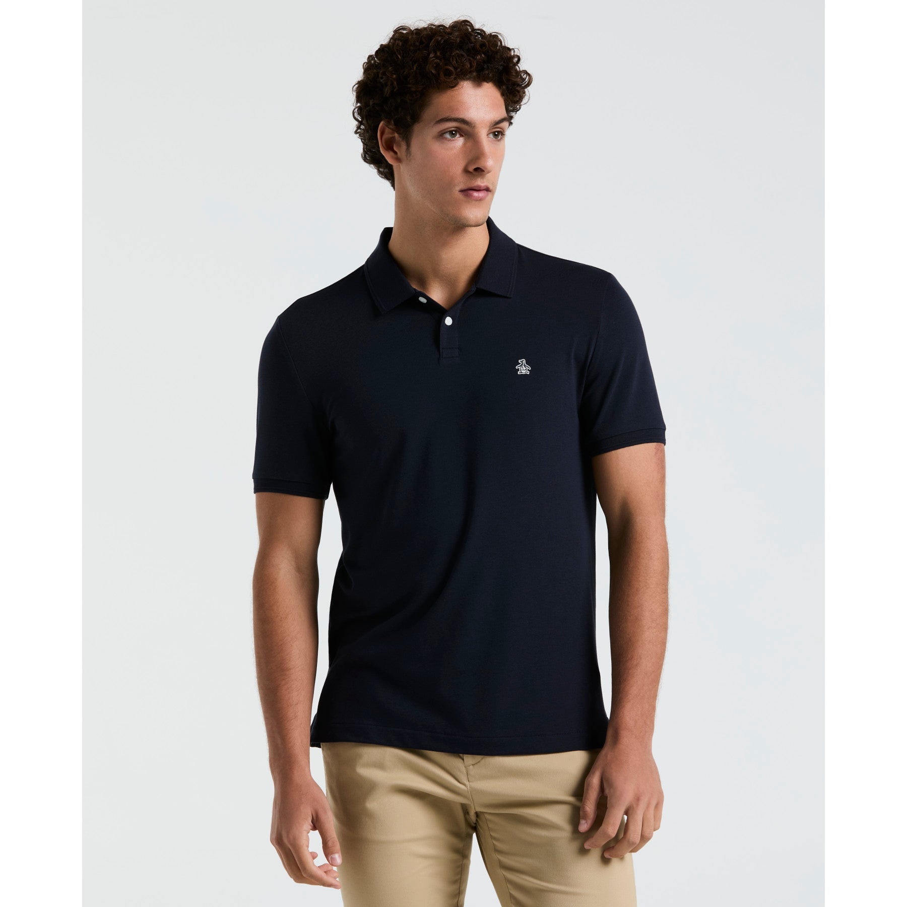 Daddy Pique Polo Shirt In Dark Sapphire