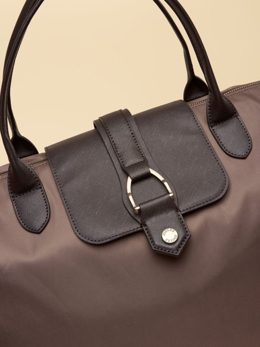 Zip Top Weekend Bag - Mocha Brown - RUTHERFORD & Co