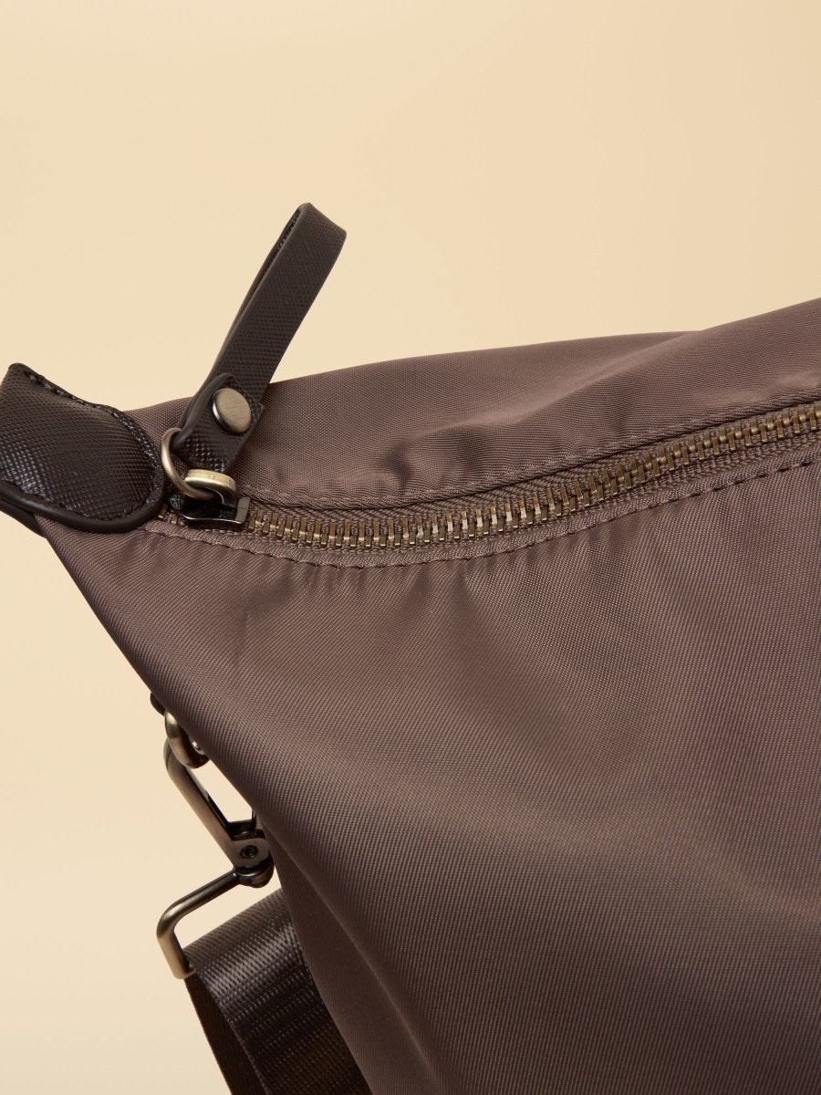 Zip Top Weekend Bag - Mocha Brown - RUTHERFORD & Co