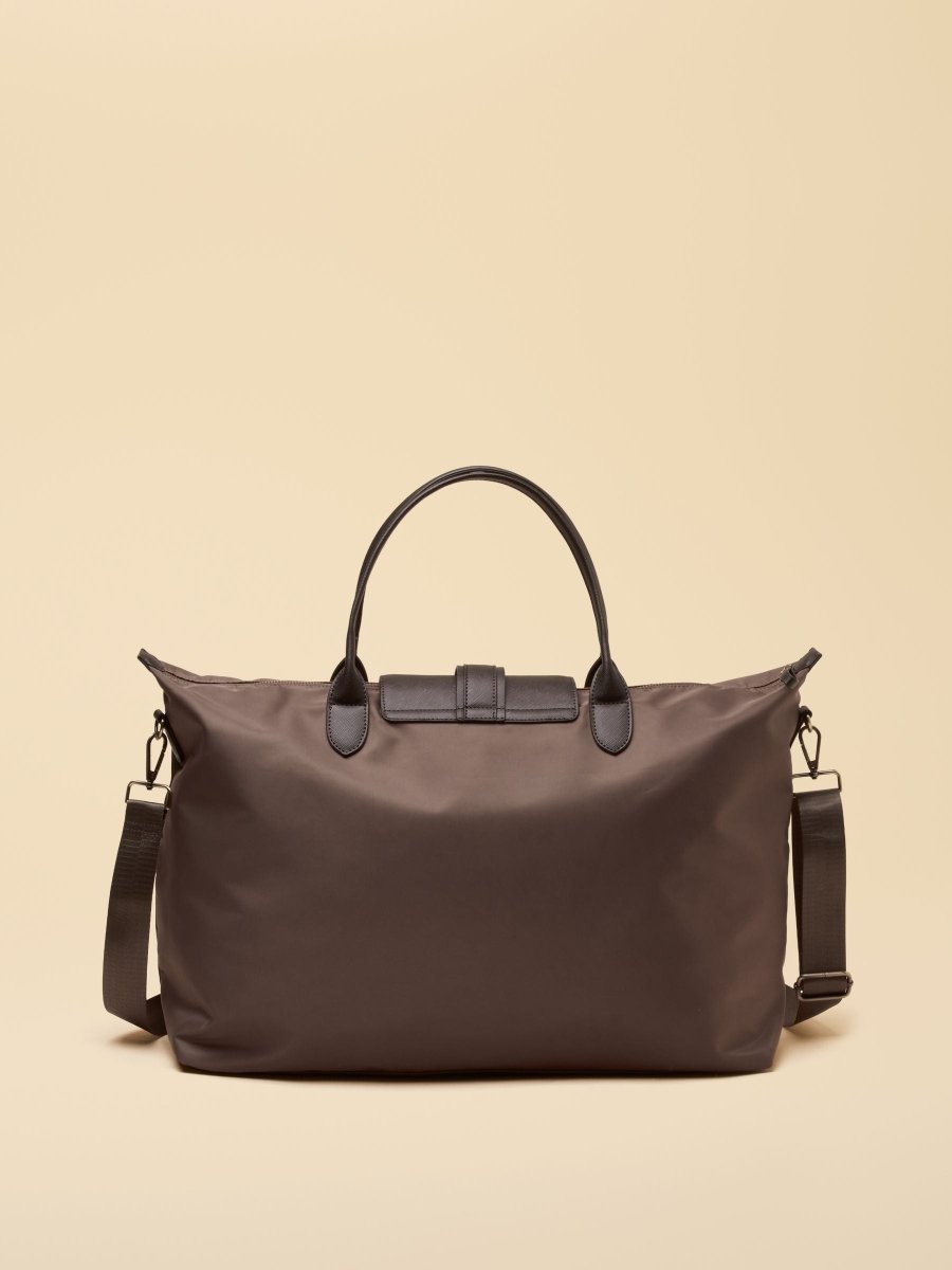Zip Top Weekend Bag - Mocha Brown - RUTHERFORD & Co