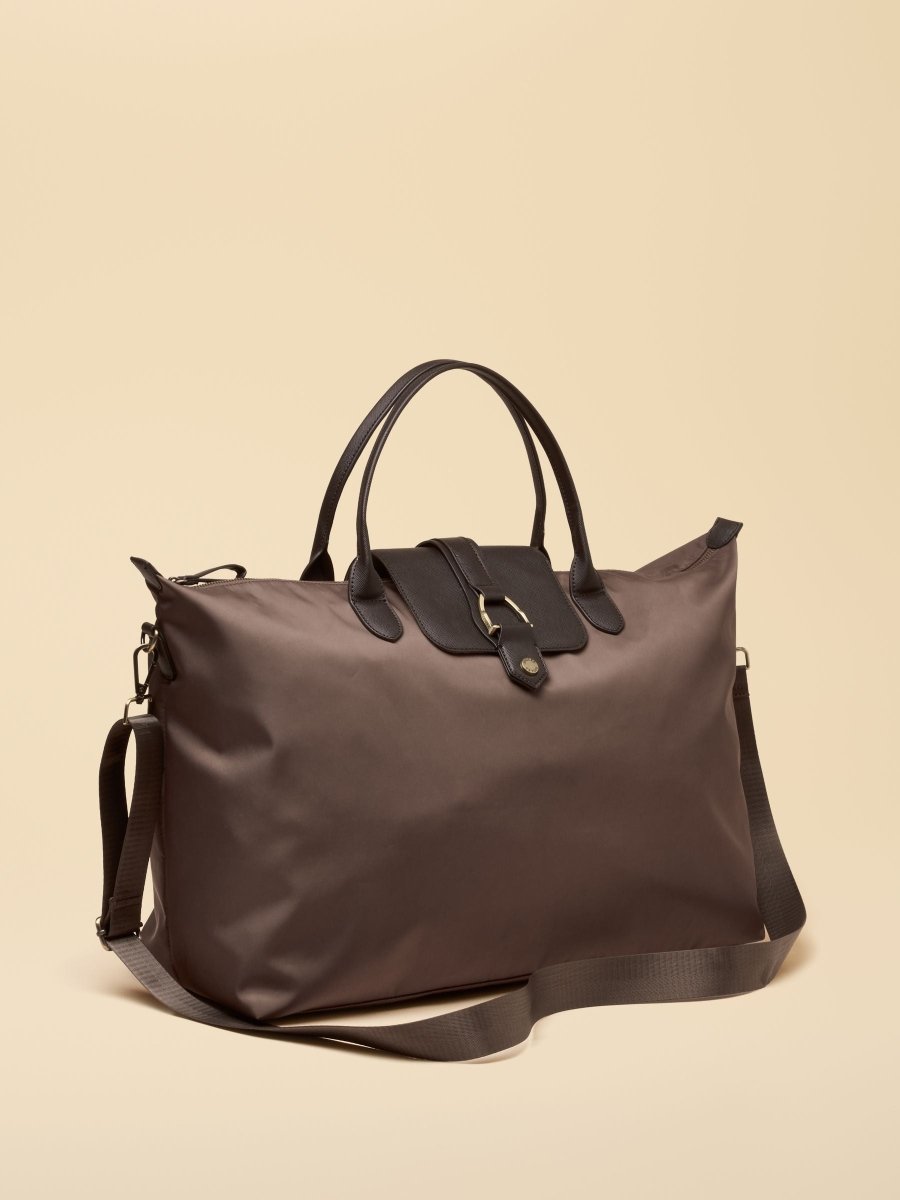 Zip Top Weekend Bag - Mocha Brown - RUTHERFORD & Co