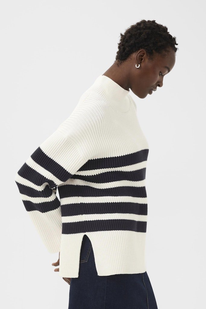 ZiyaPW PU Dark Navy Stripe - RUTHERFORD & Co