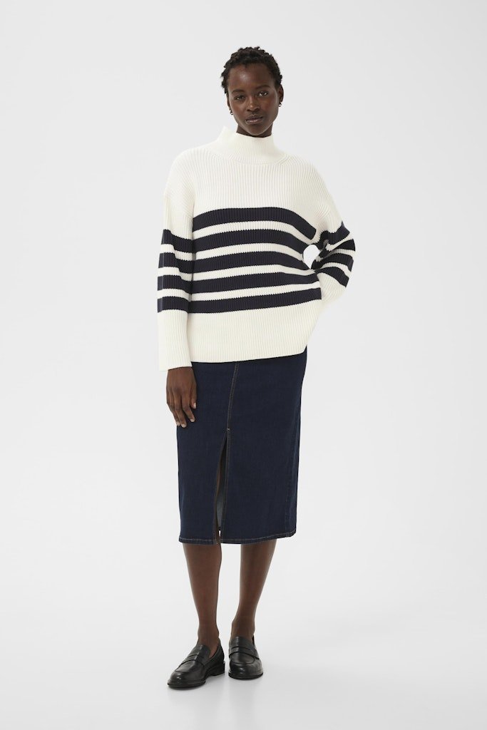 ZiyaPW PU Dark Navy Stripe - RUTHERFORD & Co