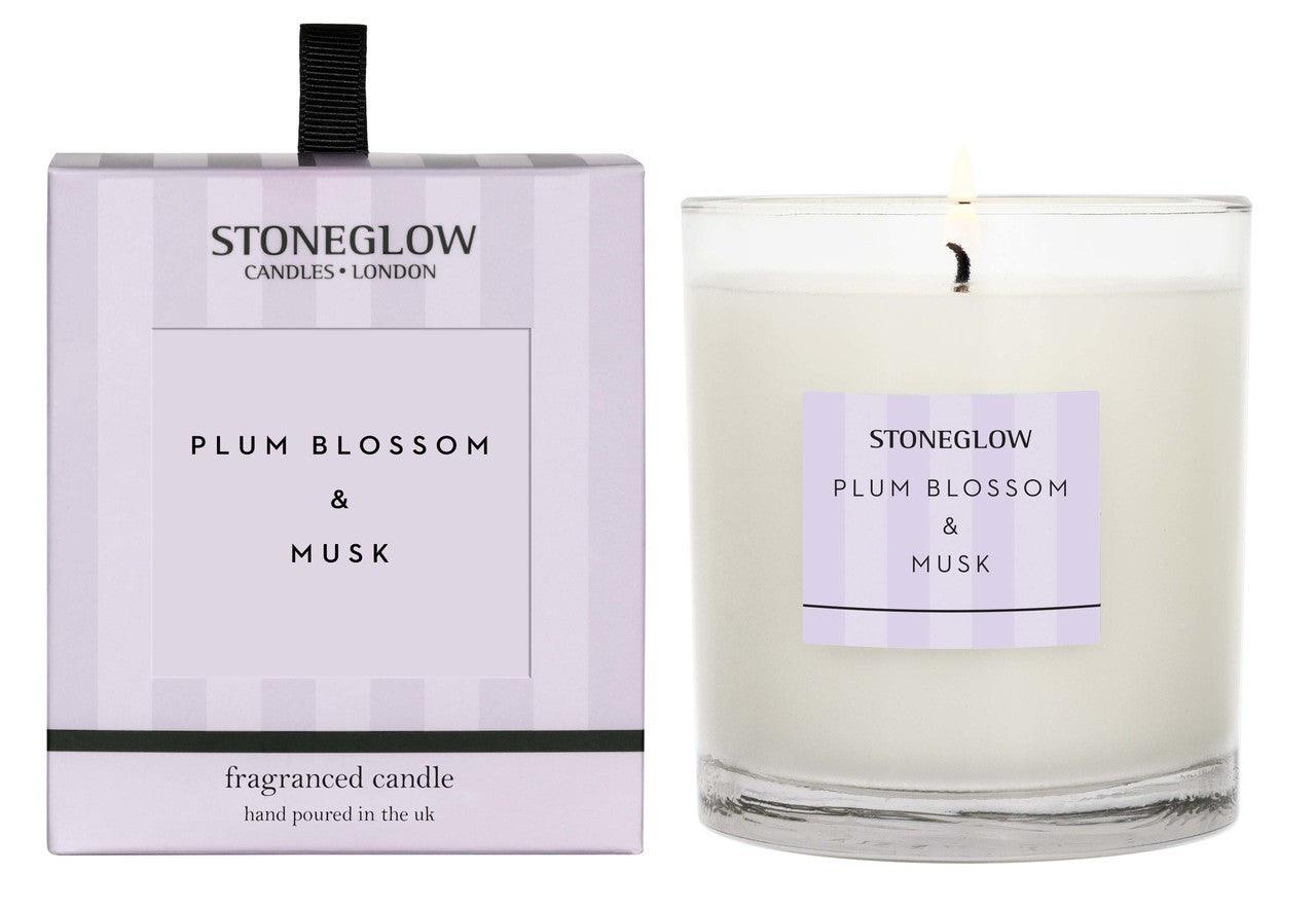 Plum Blossom & Musk - Scented Candle - Boxed Tumbler - RUTHERFORD & Co