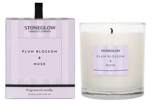 Plum Blossom & Musk - Scented Candle - Boxed Tumbler - RUTHERFORD & Co