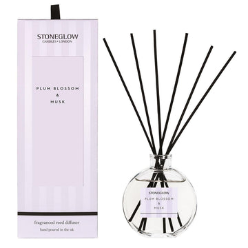 Plum Blossom & Musk - Reed Diffuser 120ml - RUTHERFORD & Co