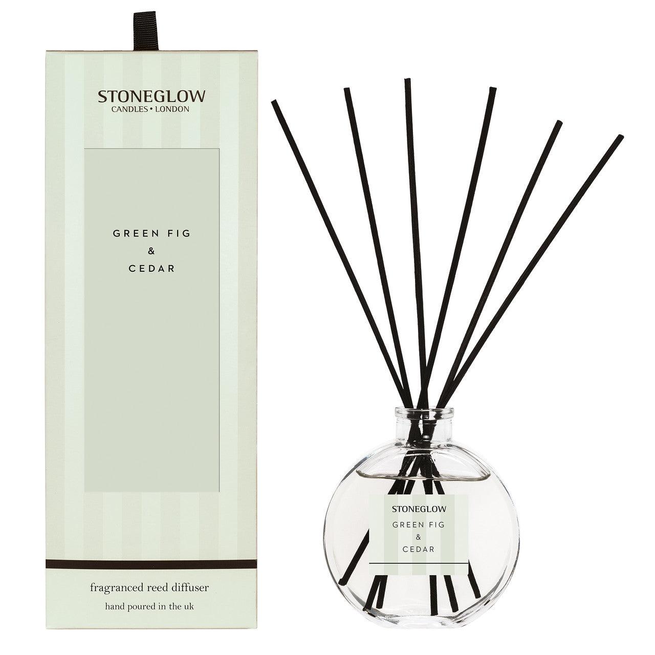 Green Fig & Cedar - Reed Diffuser 120ml - RUTHERFORD & Co