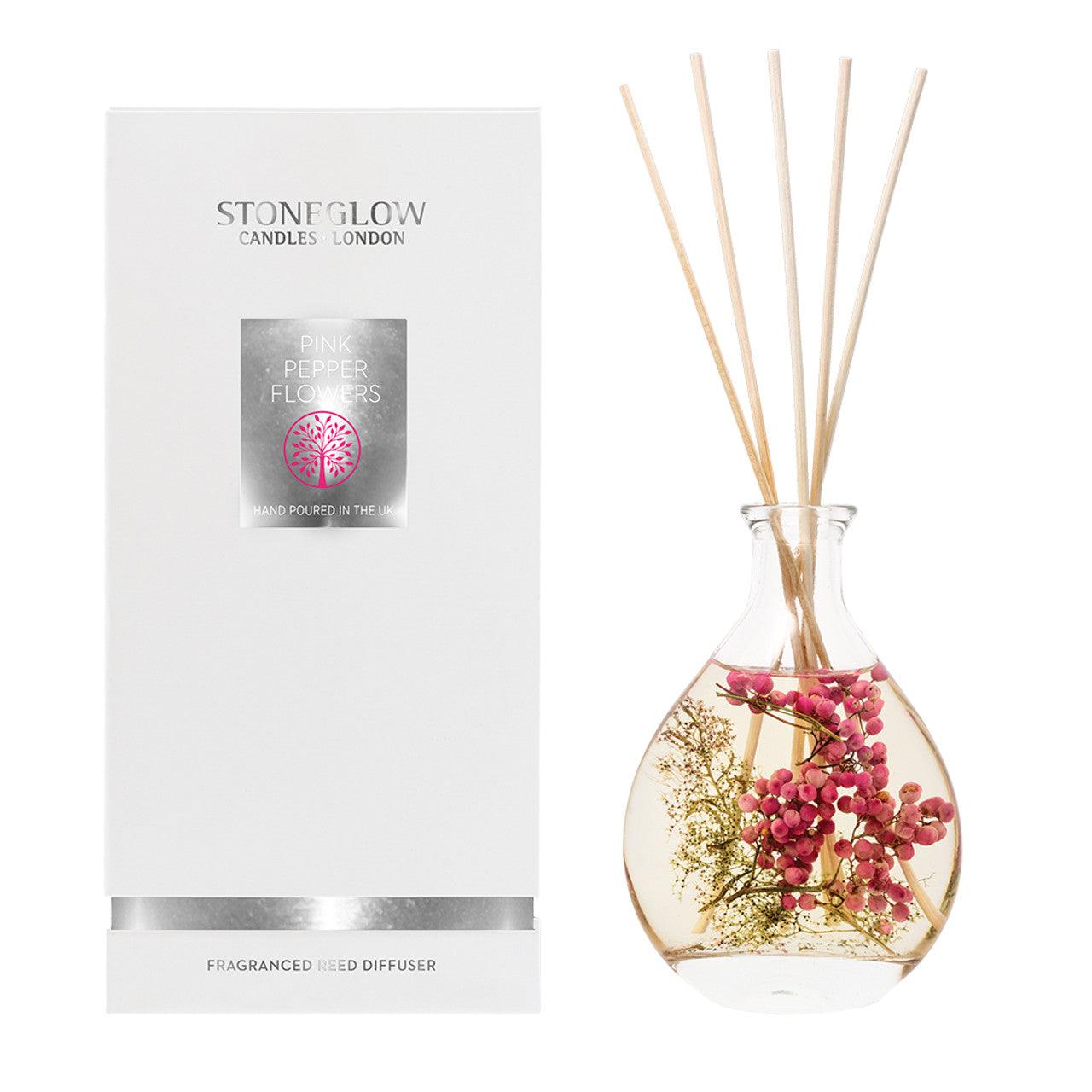 Pink Pepper Flowers - Reed Diffuser 180ml - RUTHERFORD & Co