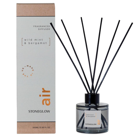 Air - Wild Mint & Bergamot - Reed Diffuser - RUTHERFORD & Co