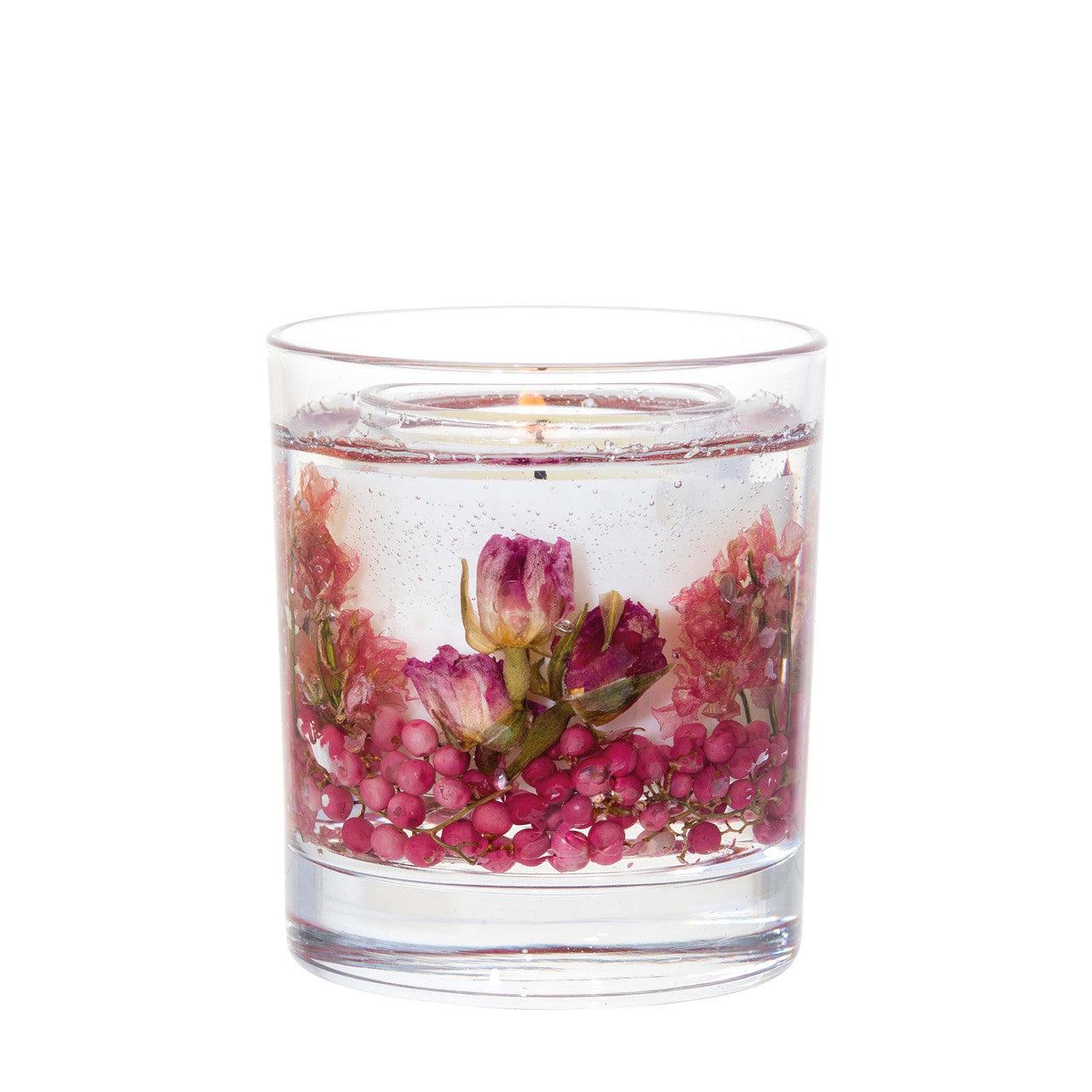 Light - Blush Rose & Peony - Botanical Wax Tumbler - RUTHERFORD & Co