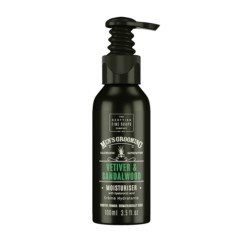 Vetiver & Sandalwood Moisturiser -100ml Pump Bottle - RUTHERFORD & Co