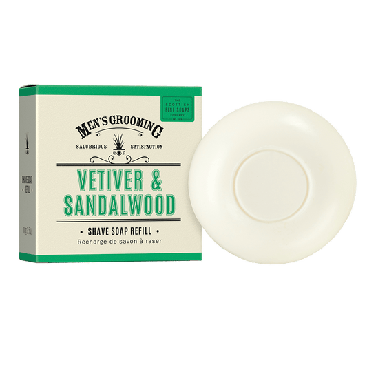 Vetiver & Sandalwood Shave Soap Refill - RUTHERFORD & Co