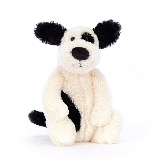 Bashful Black & Cream Puppy Small - RUTHERFORD & Co