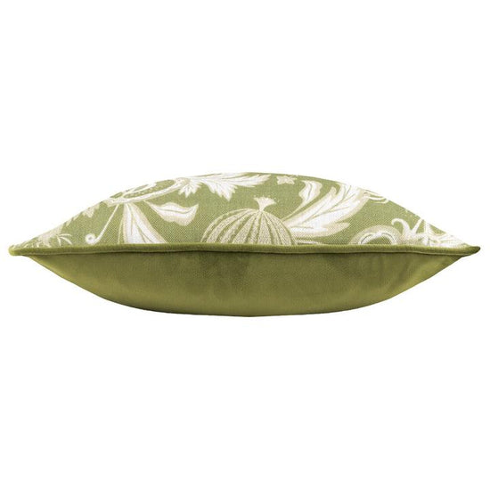Chatsworth Heirloom Piped Cushion Olive - RUTHERFORD & Co