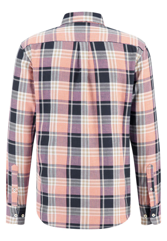 Summer Big Check Button Down Long Sleeve - RUTHERFORD & Co