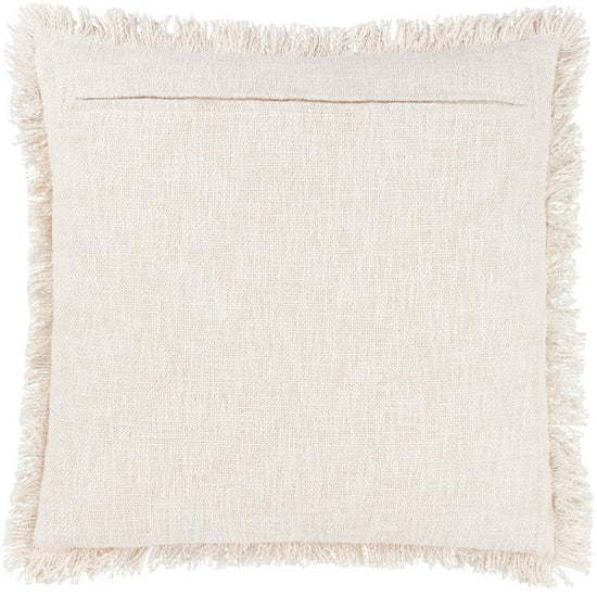 Hara Woven Fringed Cotton Cushion Yolk - RUTHERFORD & Co