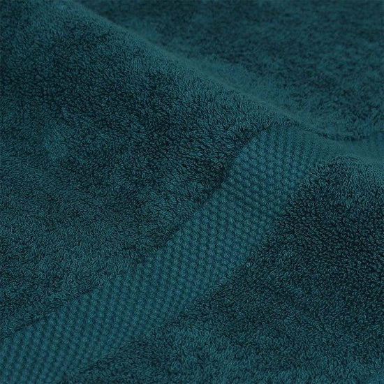 Loft Signature Combed Cotton Towels Teal - RUTHERFORD & Co