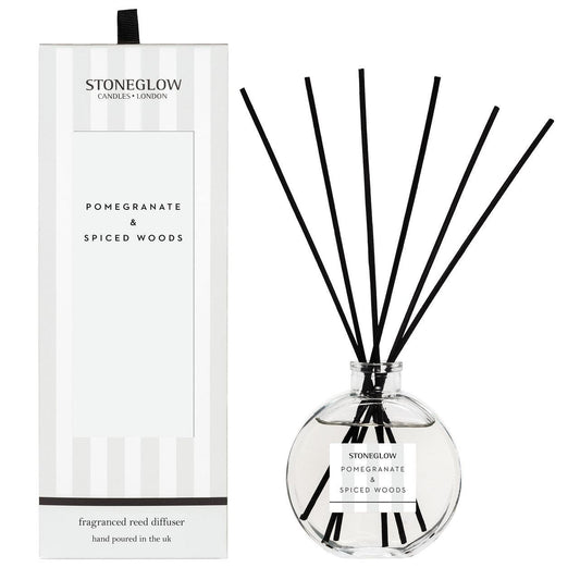 Pomegranate & Spiced Woods - Reed Diffuser 120ml - RUTHERFORD & Co