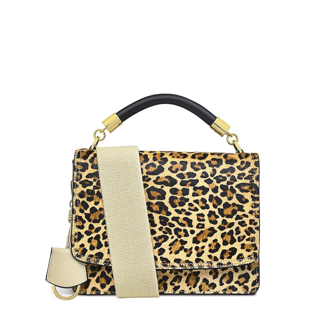 ADIE ROAD - FAUX LEOPARD - Small Flapover Cross Body - RUTHERFORD & Co