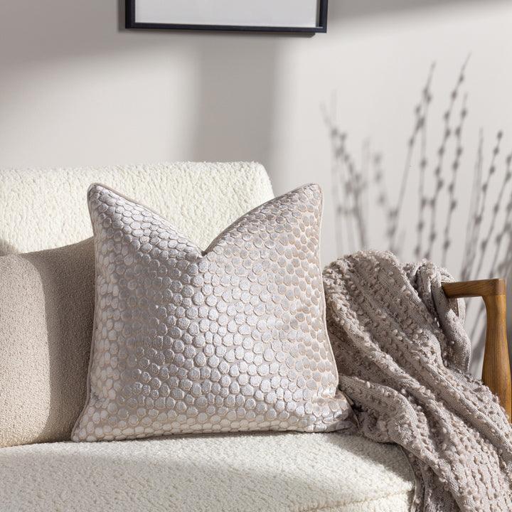 Arvo Woven Tasselled Throw Feather - RUTHERFORD & Co