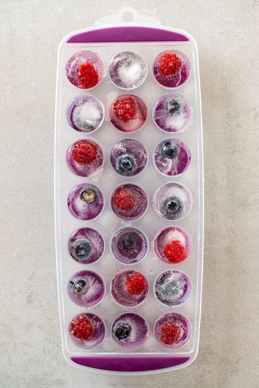 Colourworks Purple Pop Out Flexible Ice Cube Tray - RUTHERFORD & Co