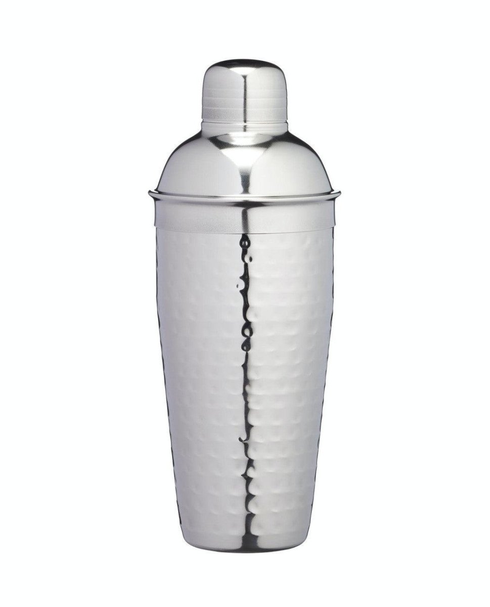 BarCraft Hammered - Steel Textured Cobbler - Style Shaker - RUTHERFORD & Co