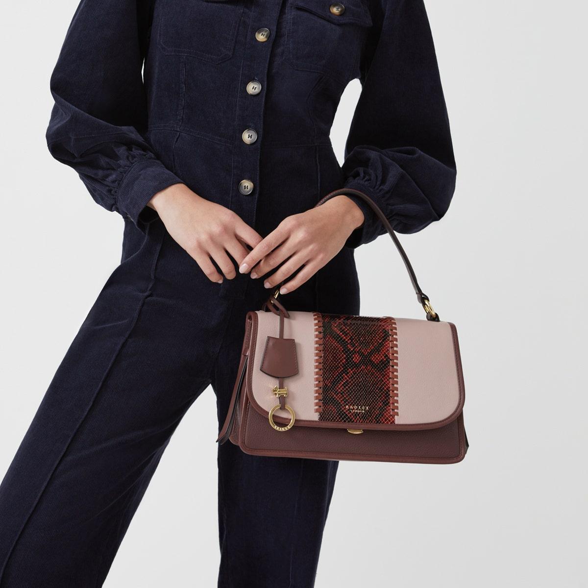 Cording Street Patchwork - Medium Grab Bag Multiway Bag - RUTHERFORD & Co