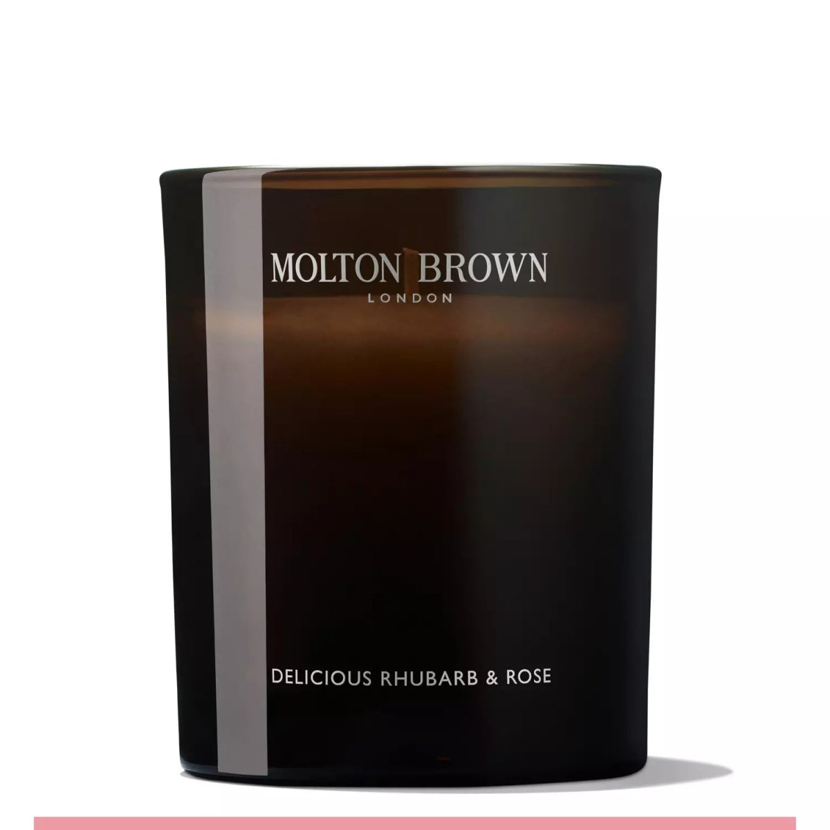 Delicious Rhubarb & Rose Single Wick Candle - RUTHERFORD & Co