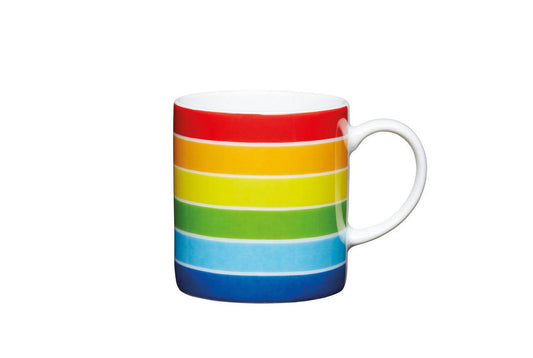 KitchenCraft 80ml Porcelain Rainbow Espresso Cup - RUTHERFORD & Co