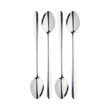 MasterClass Set of 4 Stainless Steel Latte Spoons - RUTHERFORD & Co