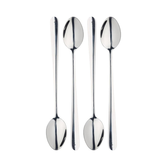 MasterClass Set of 4 Stainless Steel Latte Spoons - RUTHERFORD & Co