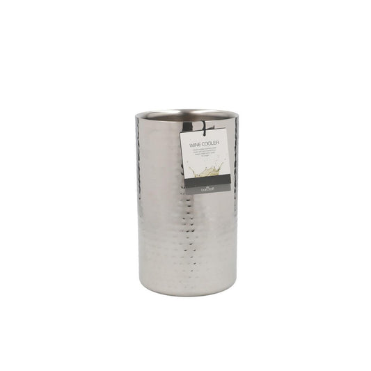 BarCraft Stainless Steel Hammered Wine Cooler - RUTHERFORD & Co