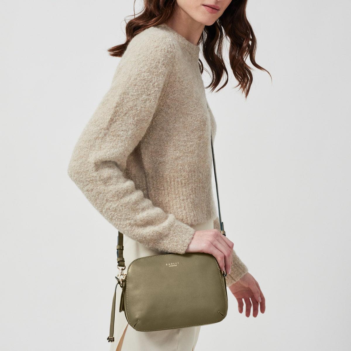 DUKES PLACE - Medium Zip-Top Cross Body Bag - RUTHERFORD & Co