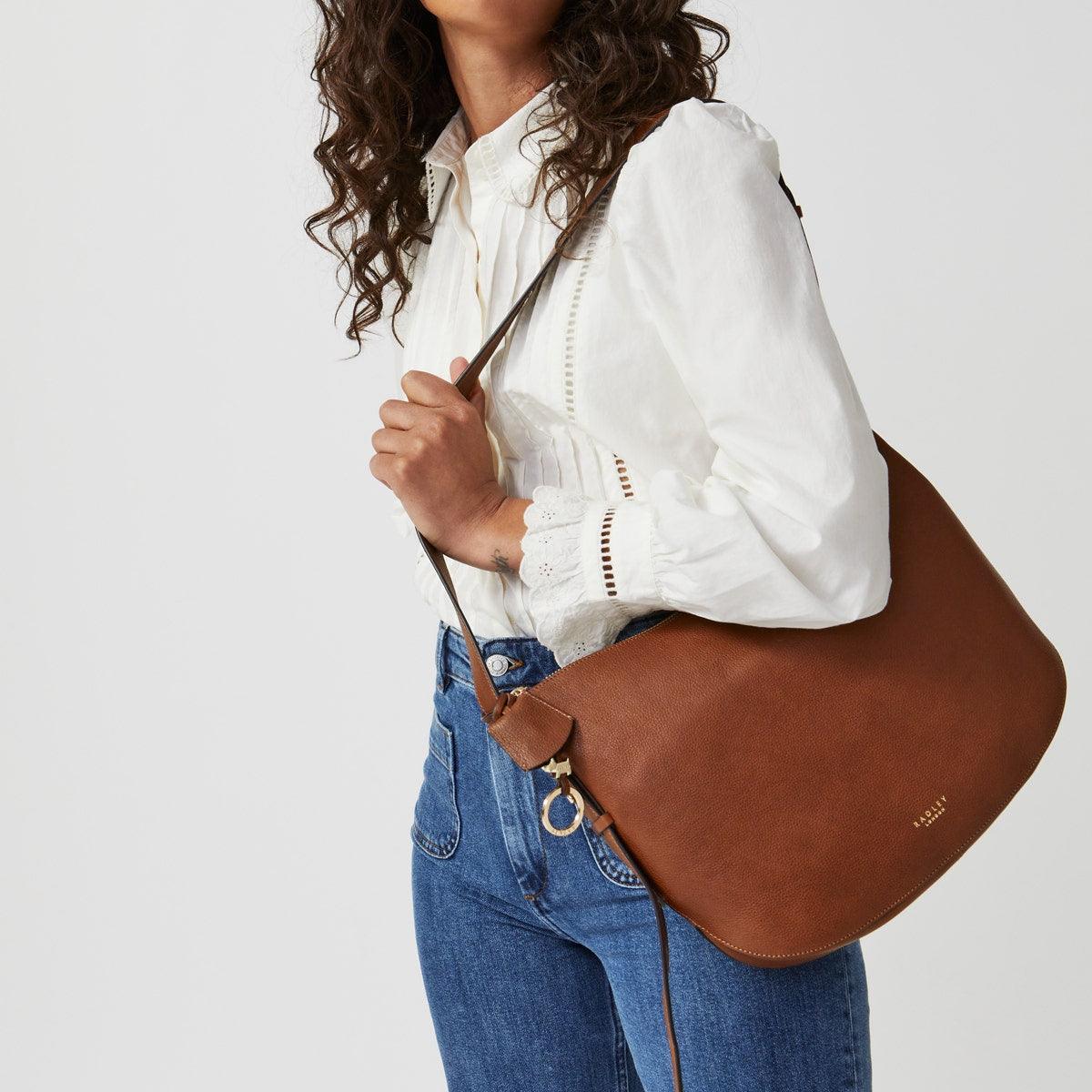 Radley London Peregrine Road Medium Zip Crossbody - Dark Oak