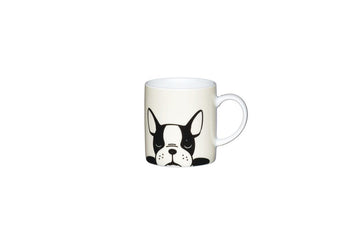 KitchenCraft 80ml Porcelain French Bulldog Espresso Cup - RUTHERFORD & Co