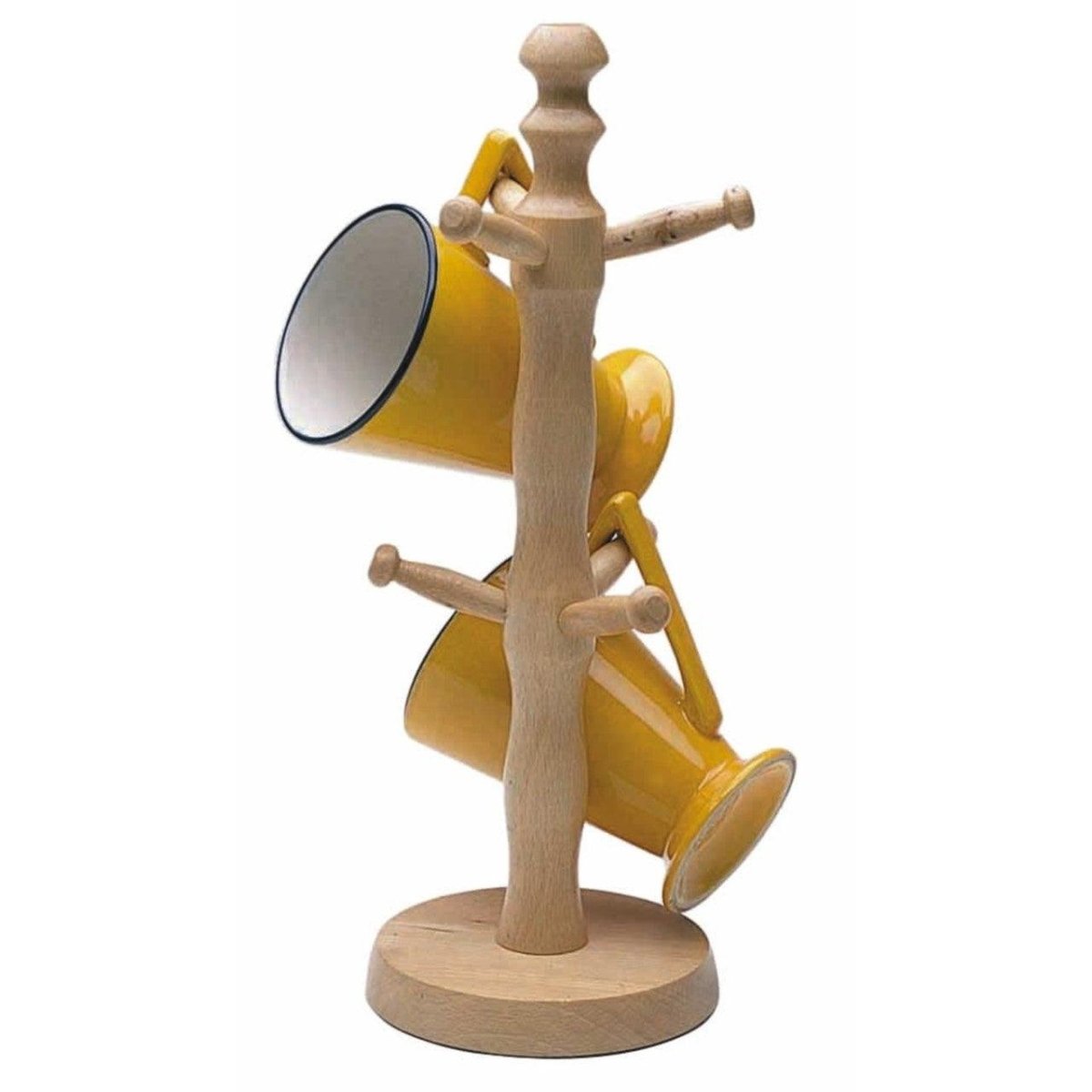 KitchenCraft Beech Wood Mug Tree - RUTHERFORD & Co