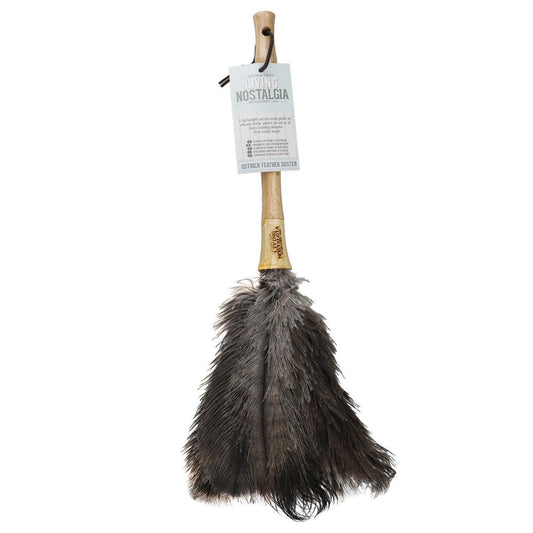 Living Nostalgia Genuine Natural Ostrich Feather Duster - RUTHERFORD & Co