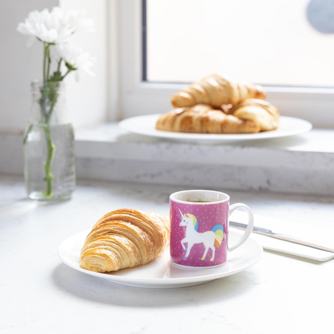 KitchenCraft 80ml Porcelain Unicorn Espresso Cup - RUTHERFORD & Co