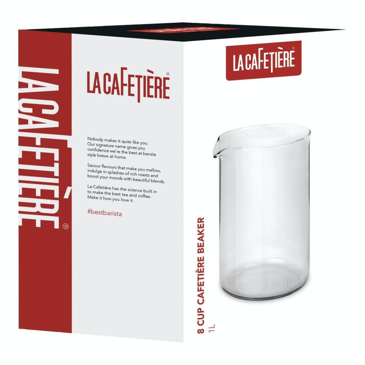 La Cafetiere 8 Cup Cafetiere Replacement Beaker - RUTHERFORD & Co