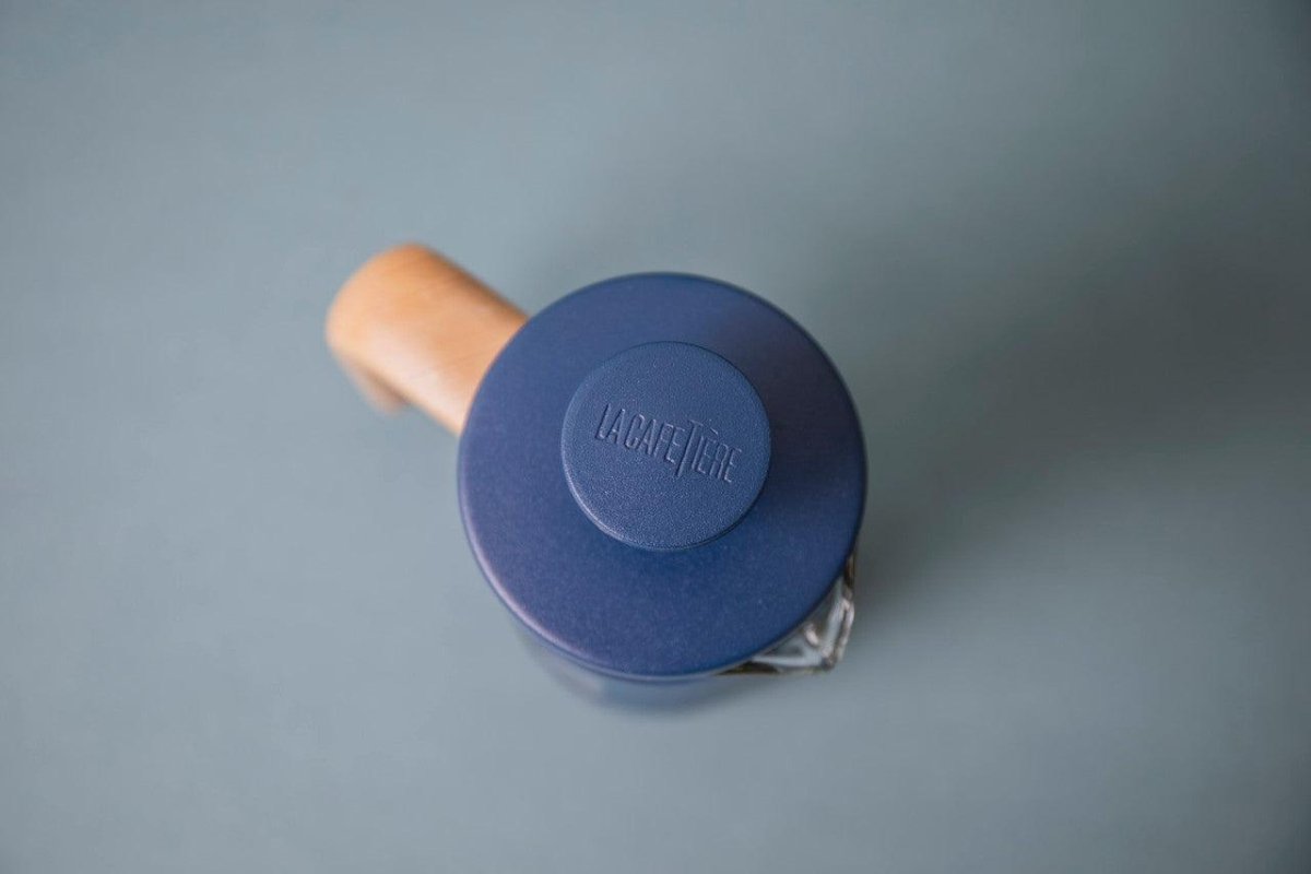La Cafetière Pisa 3 - Cup Cafetiere, Navy - RUTHERFORD & Co