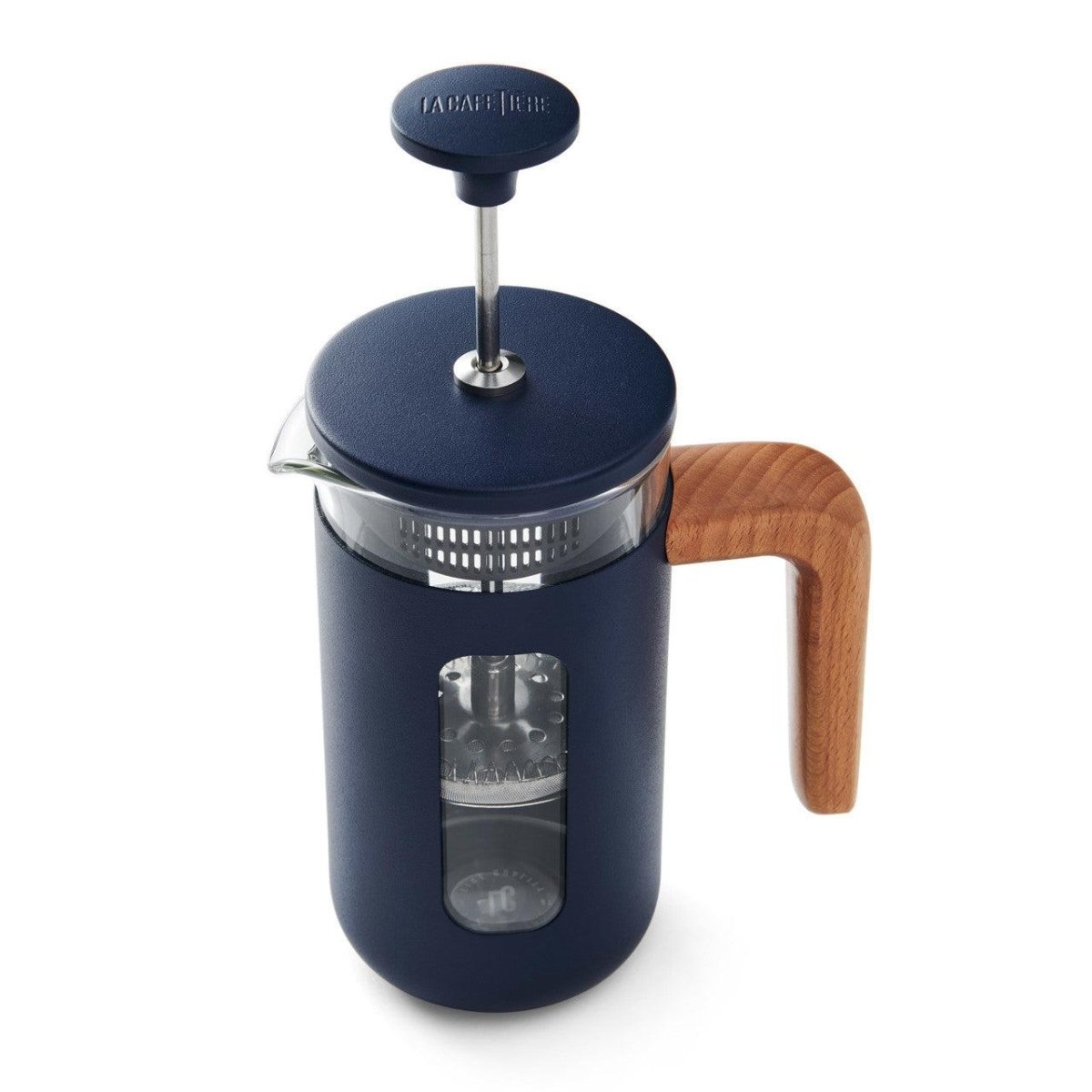 La Cafetière Pisa 3 - Cup Cafetiere, Navy - RUTHERFORD & Co