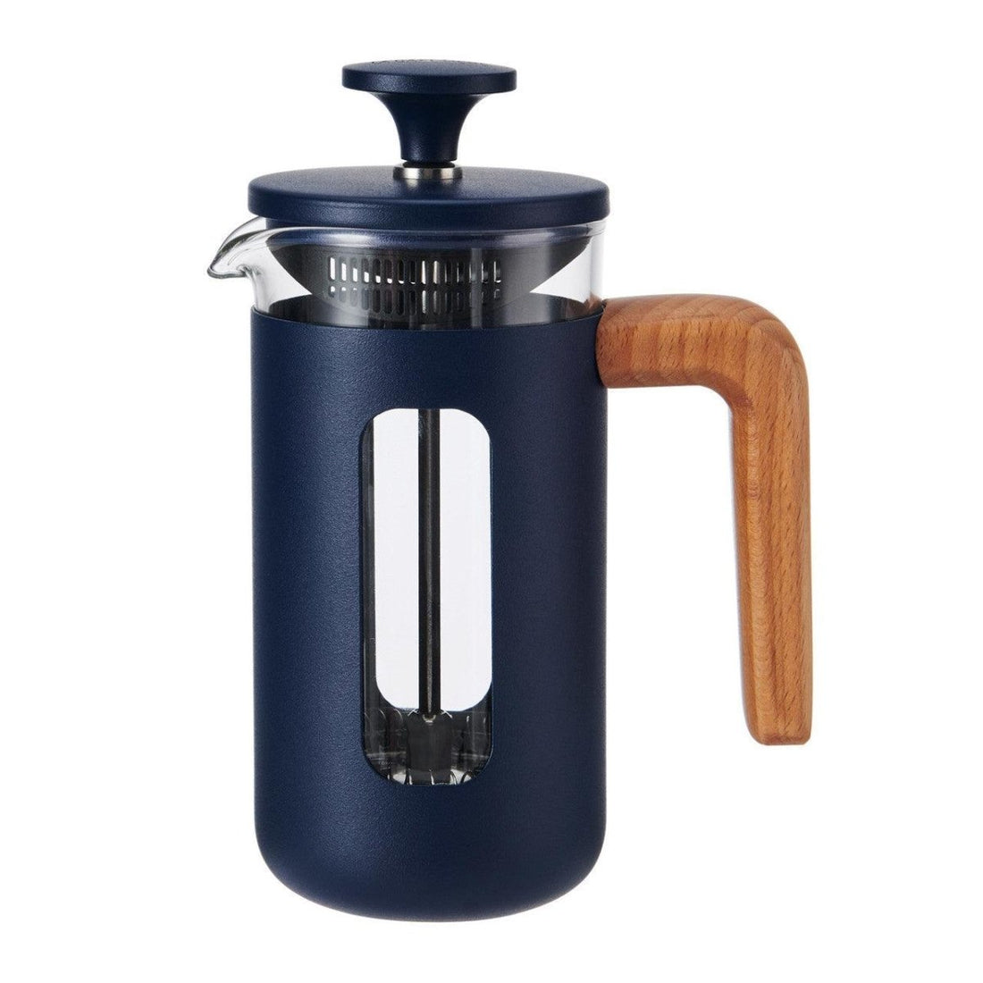 La Cafetière Pisa 3 - Cup Cafetiere, Navy - RUTHERFORD & Co