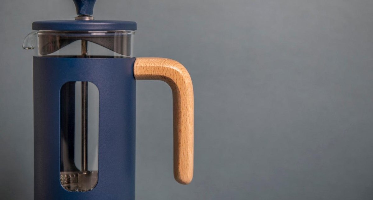 La Cafetière Pisa 3 - Cup Cafetiere, Navy - RUTHERFORD & Co