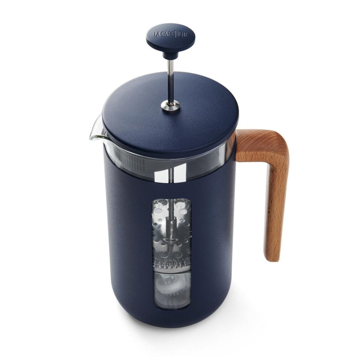 La Cafetière Pisa 8 - Cup Cafetiere, Navy - RUTHERFORD & Co