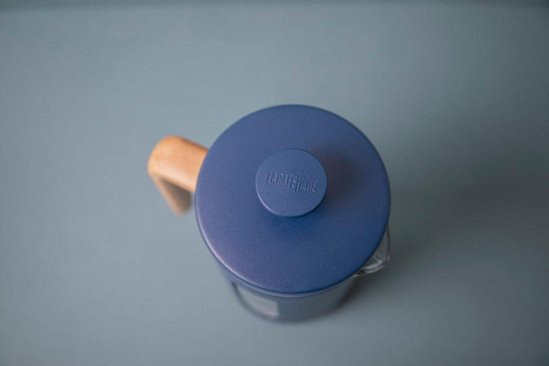 La Cafetière Pisa 8 - Cup Cafetiere, Navy - RUTHERFORD & Co