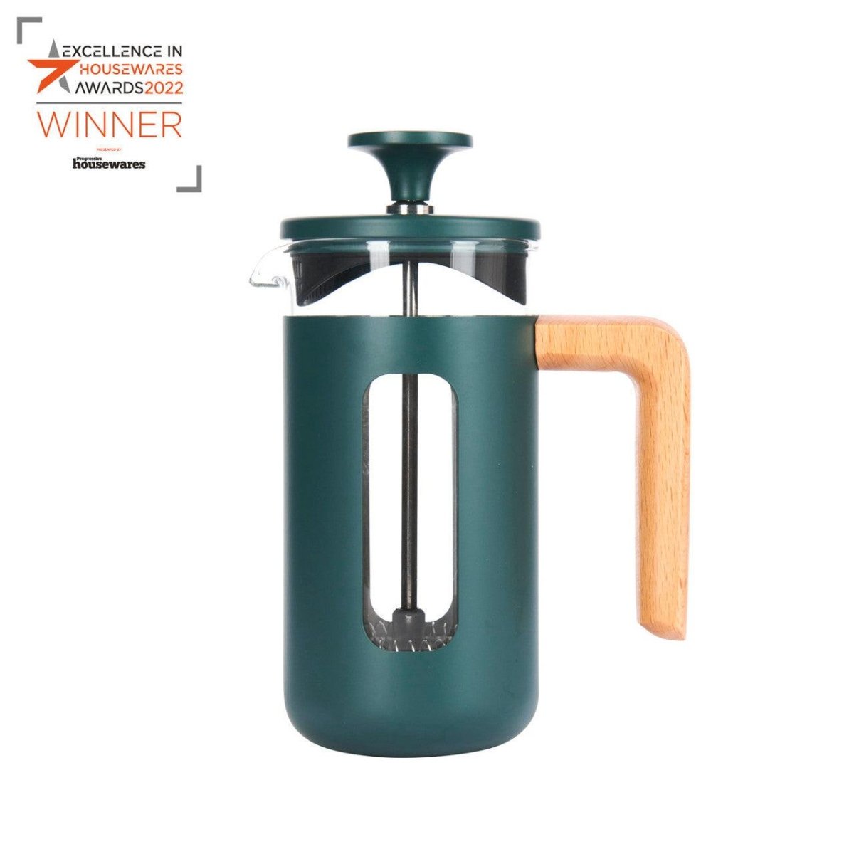 La Cafetière Pisa Cafetiere, 3 - Cup, Green - RUTHERFORD & Co