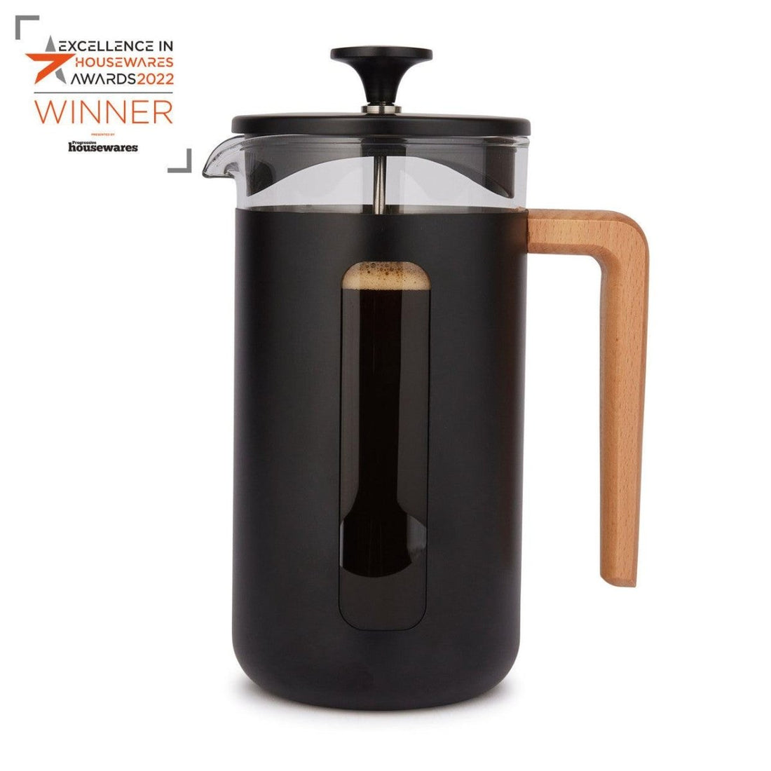 La Cafetière Pisa Cafetiere, 8 - Cup, Black - RUTHERFORD & Co