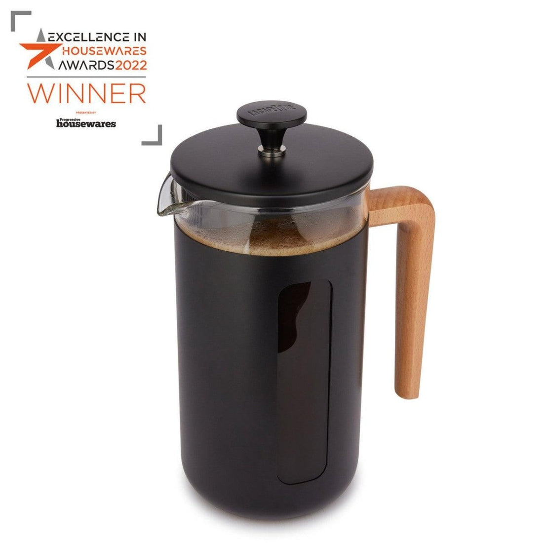 La Cafetière Pisa Cafetiere, 8 - Cup, Black - RUTHERFORD & Co