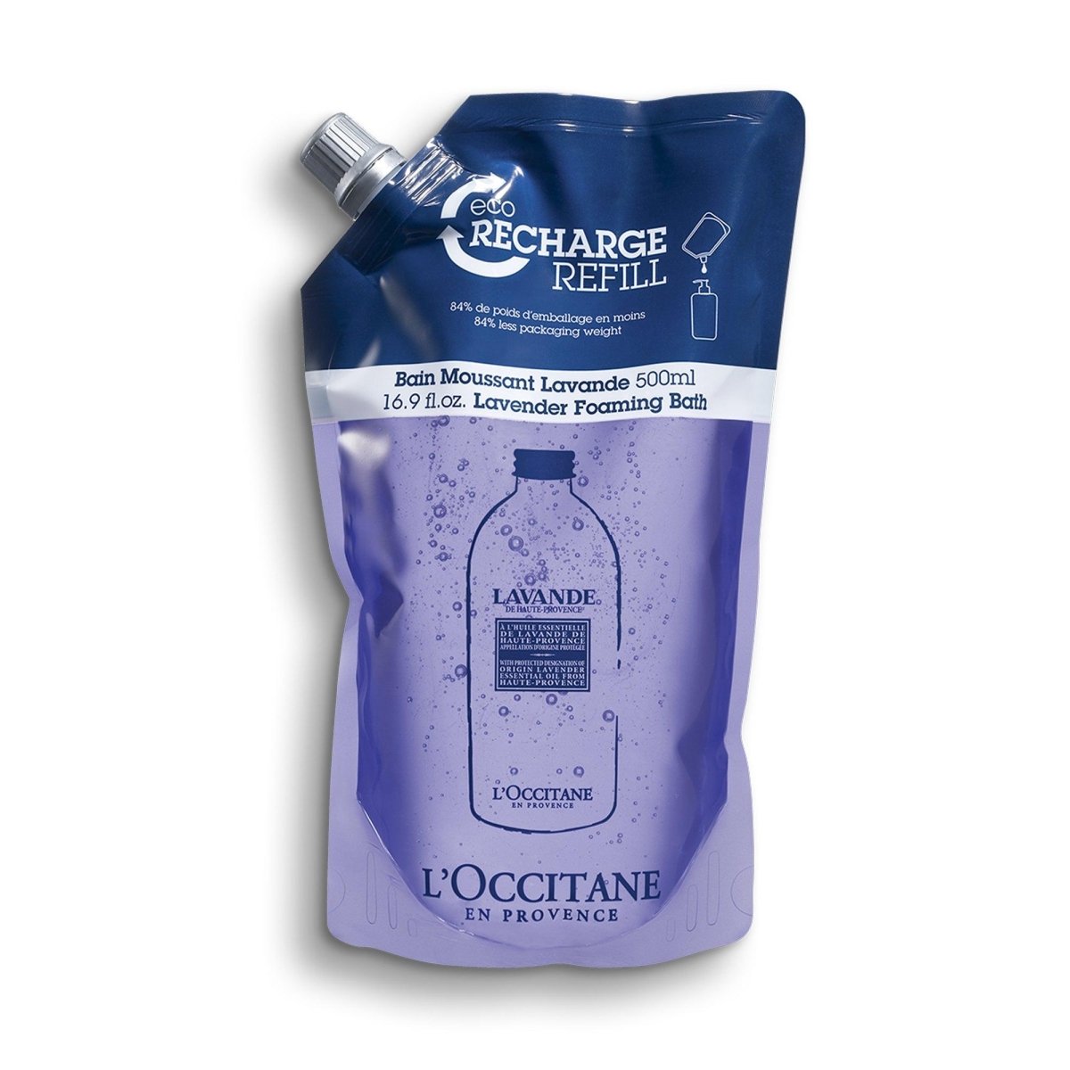 Lavender Foaming Bath Eco Refill 500ml - RUTHERFORD & Co