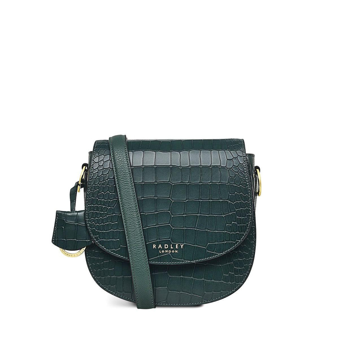 LIVERPOOL STREET 2.0 - FAUX CROC Medium Flapover Cross Body - RUTHERFORD & Co